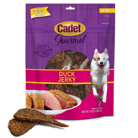 Cadet Gourmet Duck Jerky for Dogs 14 Ounce (1 Count)