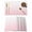 Pink, variant on Aqua Blue Geometric Placemats Set of 6, Modern White Stripe Distortion Art Placemats for Dining Table, Place Mats for Kitchen Tabletop, Waterproof Wipeable Dining Table Mats Set