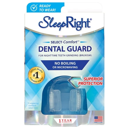 Sleep Right No-Boil Dental Guard with Storage Case, 1 Count Each