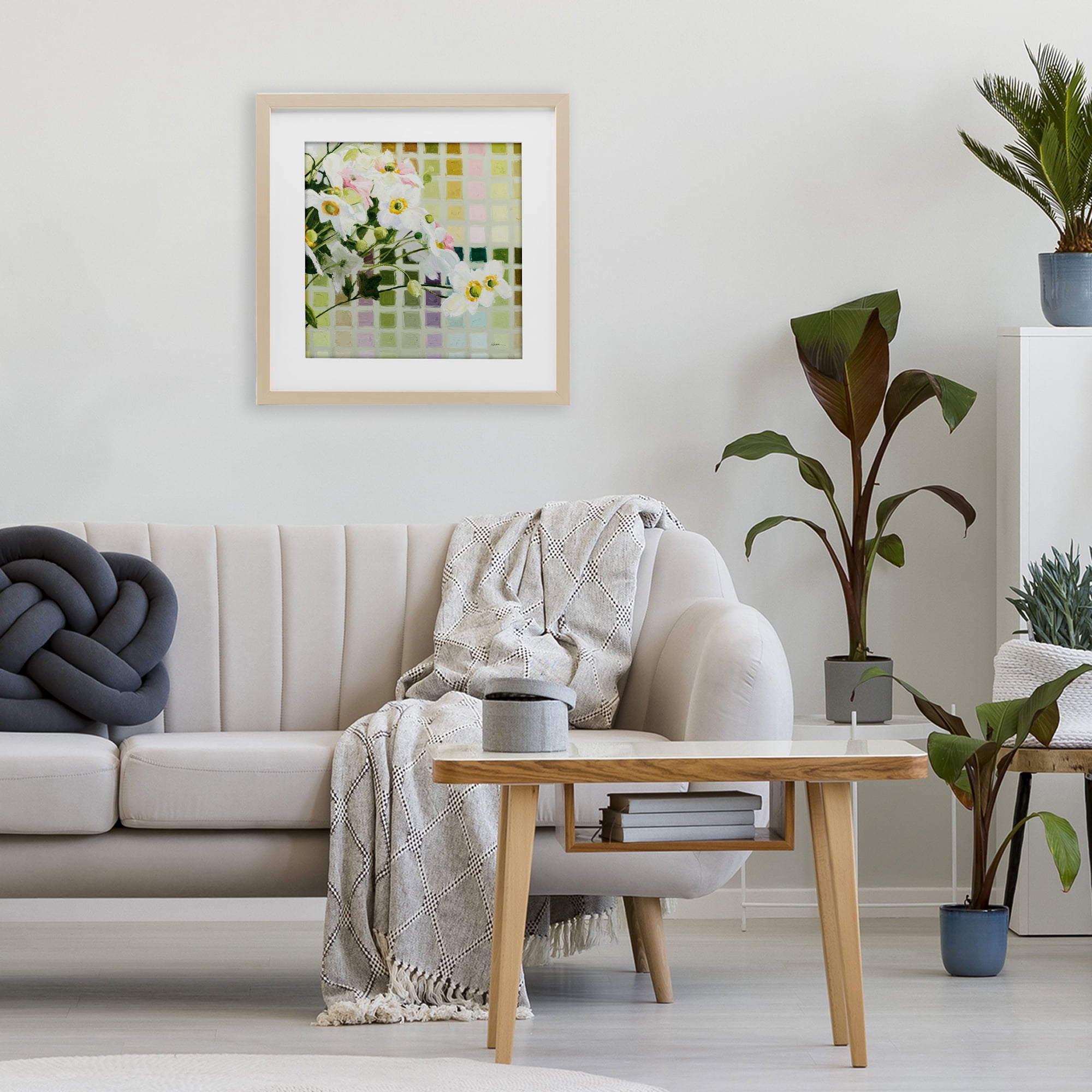Stupell Industries Color Chart Daffodils Birch Framed Print Under Glass, design by Shirley Novak