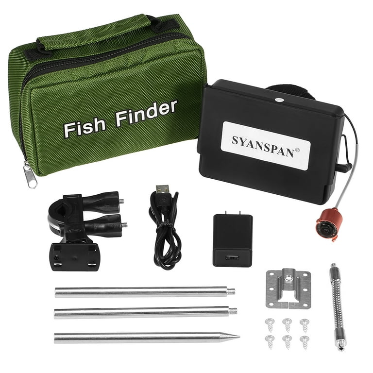 4.3 inch Portable Underwater Fishing Fish Finder Waterproof Night Vision Ice Boat Fishing 20m Cable with Carry Bag