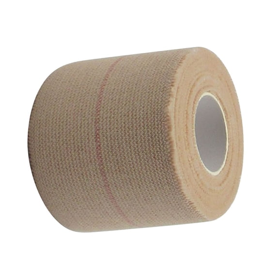 Yuarrent Cinta de palo de Hockey sobre hielo profesional alta elasticidad cohesivo Flexible vendaje cubierta de tela envuelve murciélagos de fuerte Boxeo Color de piel 7.5 cm x 4.5 m