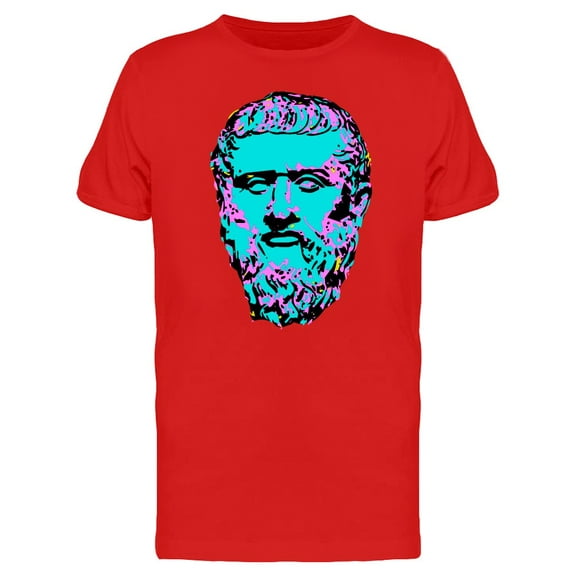 Multicolor Plato Head T-Shirt Men -Image by Shutterstock, Male XX-Large