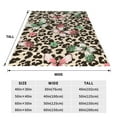 thumbnail image 2 of Yiaed Leopard Dots Pattern Fleece Throw Blanket,Fleece Throw Blankets for Couch & Bed All Season Use -50"x40", 2 of 3