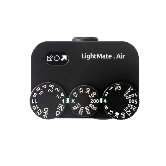 LightMate AirPro Appareil Photo, Appareil d'Exposition Numérique Réfléchissant Grand Angle 35°, Rechargeable, Autonomie 20H, 3 Cadrans Rétro