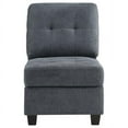 thumbnail image 2 of Georgina Upholstered Corner Chair Steel Grey, 2 of 4
