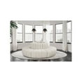 thumbnail image 7 of Meridian Furniture Arc Cream Boucle Fabric Modular Sectional, 7 of 7