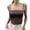 Brown, variant on Women Solid Color Street Style Cut Out Corset Halter Top Thin Strap Design Cropped Fashion Halter Tops White,S