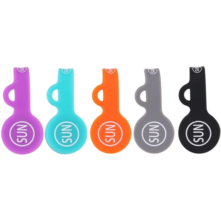 SUNFICON 10 Pack Magnetic Cable Clips – Cord Organizers For Earbuds, Chargers, Whiteboards & Fridge