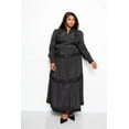 thumbnail image 2 of Belted Shirt Dress With Ruffle Detail 1XL, 2 of 6