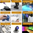 thumbnail image 3 of Fountain Light Underwater Pond Light Waterproof With Remote Control Multicolor Adjustable Set Of 2, 3 of 5
