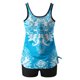 thumbnail image 2 of Modesto Trajes de Baño para las Mujeres Multicolor Patrón de Impresión, Pantalones Cortos de Cintura Alta Y Sling Top para la Playa, Piscina Y Regalos de Vacaciones, 2 of 6