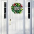thumbnail image 6 of Hwkond Christmas Garland Clearance Christmas Wreath Christmas Door Decoration Christmas Decoration Wreath Christmas Decorative Doors Wreath, 6 of 9