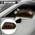 thumbnail image 3 of Unique Bargains Left Side Mirror Cover Cap 87945-06130 for Toyota Camry 2.5L L4 2018-2023 ABS Brown, 3 of 6