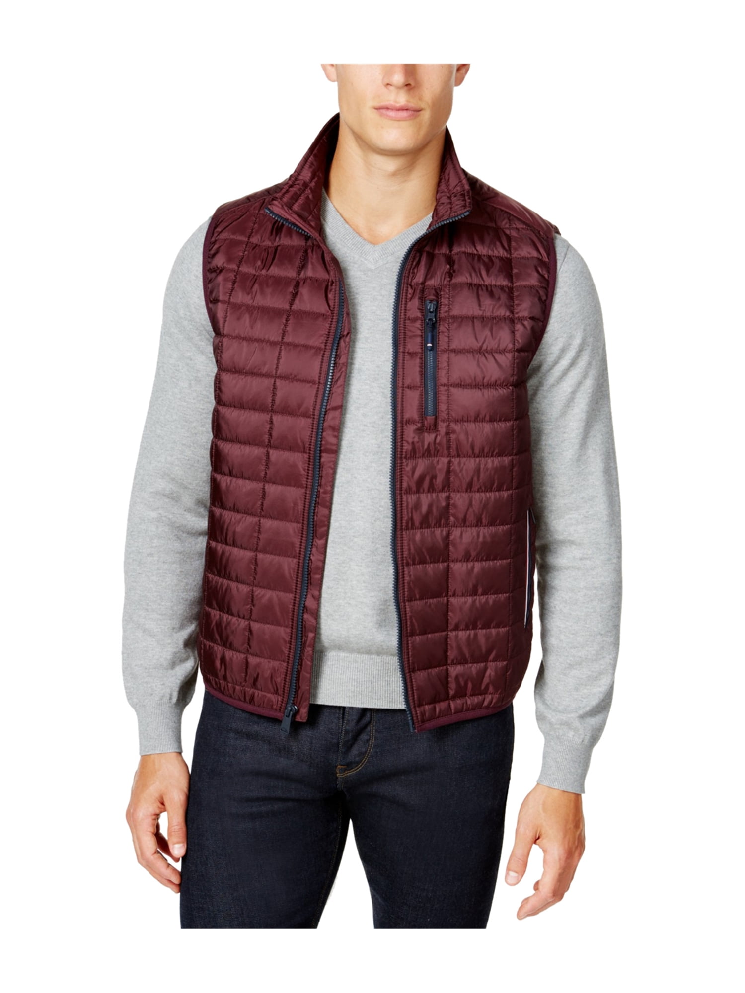 tommy hilfiger men's quilted vest