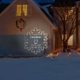 Lightshow Projection Light Countdown To Christmas Snowflake