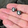 thumbnail image 2 of White Llama Stud Earrings, 2 of 7