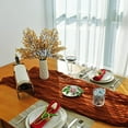thumbnail image 3 of 6pcs Peacock Artificial Flowers Silk Babys Breath Gypsophila 19.7" for Home Kitchen Decor, 3 of 5