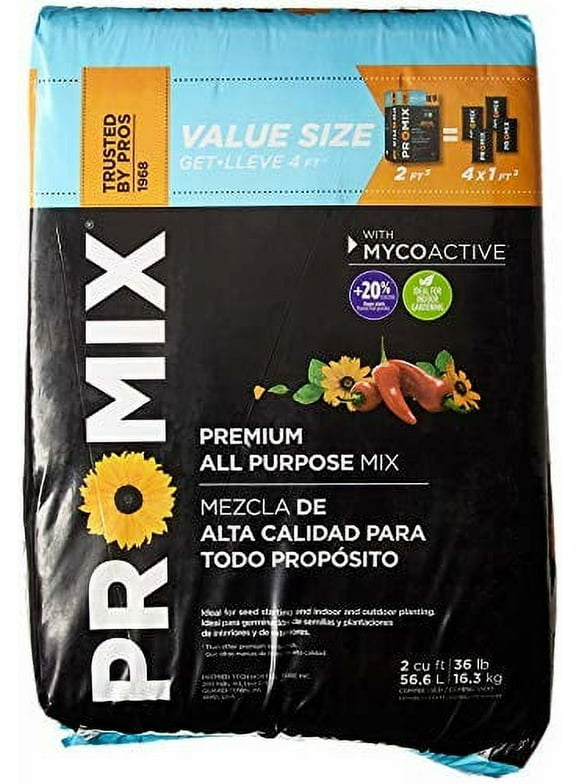 Premier Horticulture PRO-MIX Premium All Purpose MYCOACTIVE Mix, 2 CU FT
