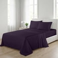 thumbnail image 5 of Elegant Comfort 4-Piece Microfiber Bed Sheet Set, California King, Purple - Deep Pocket, 5 of 10