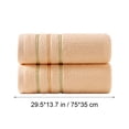 thumbnail image 2 of Jubipavy Cotton Hand Towel 29.5 x 13.7 in, Everyday Absorbent Face Towel, Soft Multi-Stripe Towel for Bathroom & Daily Use, 2 of 5