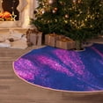 thumbnail image 6 of Daiia Neon Gradient Blue Drawing Merry Christmas Tree Skirt , Xmas Large Lace-up Tree Skirt, Santa Snowflakes Rustic Home Decorations New Year Party Farmhouse Decor-48", 6 of 7