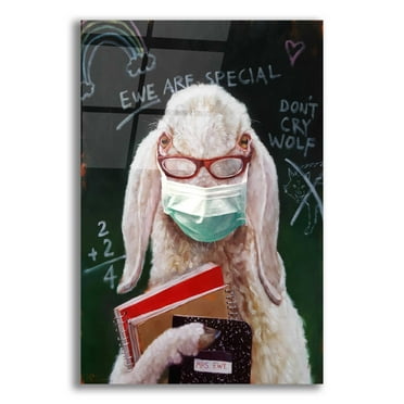 Epic Art 'Back To School - Teacher' by Lucia Heffernan, Acrylic Glass Wall Art, 12"x16"