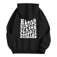 thumbnail image 5 of WEAIXIMIUNG Sweat-Shirt Graphique pour Femmes, Col Rond Décontracté avec Poche, Imprimé Lettres Anglaises, 5 of 5