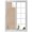 Beige, variant on Window Privacy Film Sky Blue Stained Glass Window Film Decorative Sun Block Window Cover Modern Solid Textured Minimalist Window Clings Static Adhesive Sticker for Bathroom 17.7"x39.3"