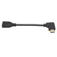 thumbnail image 2 of Cable adaptador de interfaz multimedia de alta definición Cable de conexión de cabeza izquierda hembra a macho de 15 cm, 2 of 8