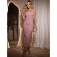 thumbnail image 2 of Vestido Largo Strapless Ajustado Unitalla, Elegante y Sofisticado para Mujer, 2 of 5