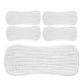 thumbnail image 4 of 5 protectores de algodón lavables para recién nacidos, transpirables y suaves, de tela, sin blanquear, lavables para bebés y niños pequeños, 4 of 7