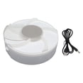 thumbnail image 1 of Trampa para moscas eléctrica, carga USB automática, silenciosa, desmontable, lavable, atrapamoscas eléctrico para restaurante, cocina, blanco, 1 of 10
