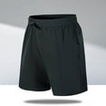 thumbnail image 2 of WENWU Shorts for Women Women's Casual Shorts With Pockets Comfortable Elastic Waistband Summer Breathable Shorts For Daily Wear Vacation And Sports, 2 of 3