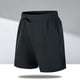 thumbnail image 2 of Pantalones cortos con cintura elástica para mujer: bolsillos, poliéster transpirable, verano, diario/deportivo/vacaciones, cordón, fácil cuidado., 2 of 3