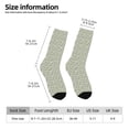 thumbnail image 2 of Bingfone Compression Socks for Women and Men Long Socks for Running Athletic Cycling Nurse- Leaves, 2 of 6