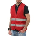 thumbnail image 2 of Mgmyaa Reflective Safety Vest for Men & Women Sleeveless Night Workwear High Visibility Work Jacket, 2 of 9