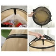 thumbnail image 6 of Trash Can Recycle Foldable Strong Bearing Trash Bin for Camping Yard Rubbish Brown M, 6 of 8