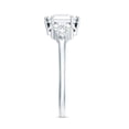 thumbnail image 3 of Rosec Jewels Moissanite Engagement Ring 3 Carat - D-VS1 Quality Certified - Designer Ring - 8 mm Asscher Cut Ring, 925 Sterling Silver, US 4.00, 3 of 8