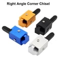 thumbnail image 2 of Right Angle Corner Chisel DIY Punch Hinge Recess Corner Wood Chiseling Deburring for Door Drawer Frame Carpenters Woodworking Tool, 2 of 7