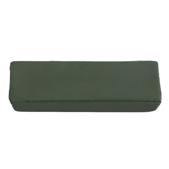 112 x 35 x 25 mm / 4,4 x 1,4 x 1,0 Pulgadas Pasta de pulido abrasiva Compúesto de Pulido Herramiente de pulido de metal para productos de cuero metálico verde oscuro