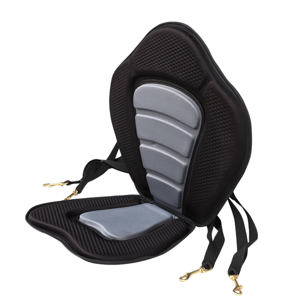 Deluxe Kayak Boat Seat Soft Padded Base High Backrest Adjustable Cushion Pad US 
