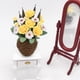 thumbnail image 4 of Cesta tejida de bonsái con clavel en miniatura para casa de muñecas, escala 1:12, para decoración de jardín y sala de estar., 4 of 8