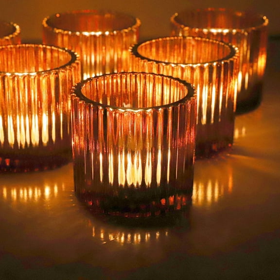 1Pc/2Pcs Votive Candle Holders, Glass Votive Candle Holder for Wedding Party, Glass Tealight Candle Holder for Table Centerpiece