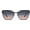 Black/Smoke Coral, variant on Quay Australia In Pursuit Cat Eye Sunglasses, Black/Black Plum Pink