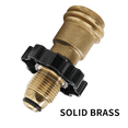 thumbnail image 2 of Roastove Universal Fit Propane Tank Adapter Converts POL to QCC1 / Type 1 with Wrench, Propane Hose Adapter, 2 of 5