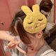 thumbnail image 2 of Horquillas para el pelo de conejo bonito, horquillas para el pelo de pana para mujer (amarillo) Likrtyny Para estrenar, 2 of 6