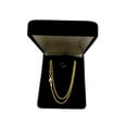 thumbnail image 4 of 14k Yellow Gold Round Wheat Chain Necklace, 1.5mm, 20", 4 of 5