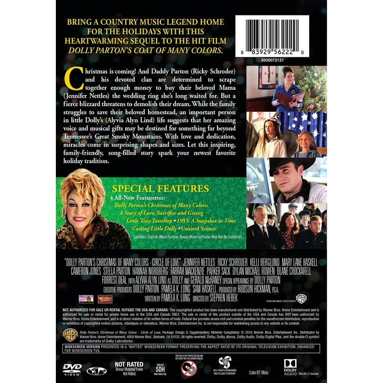 Warner Home Video: Dolly Parton's Christmas of Many Colors