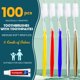 thumbnail image 2 of Cepillo de dientes desechable Navona 100 unidades con pasta de dientes 5g x100, 2 of 7